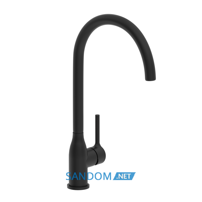 Смеситель для кухни Imprese Kucera f03403410AB, черный матовый