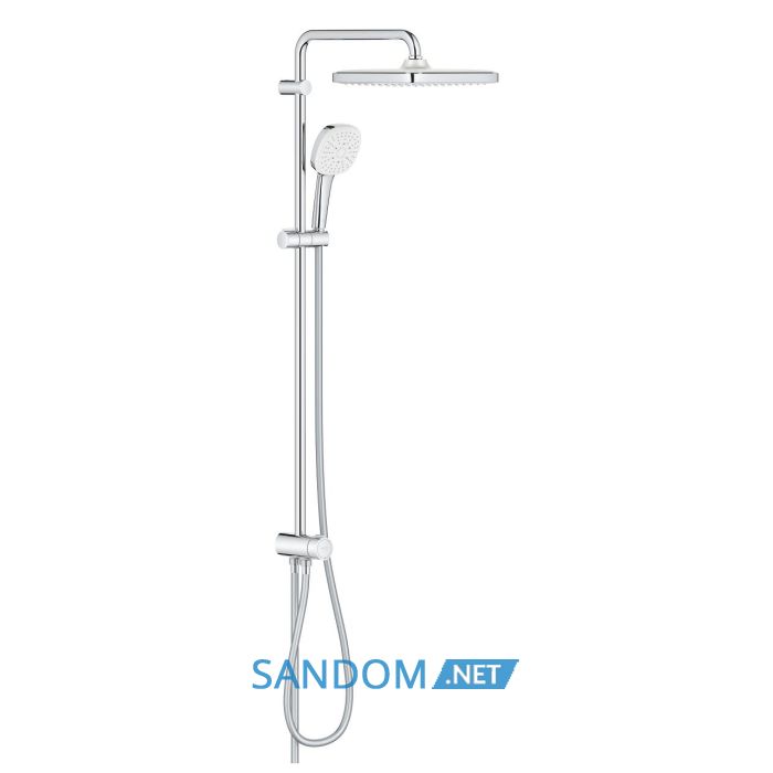 TEMPESTA COSMOPOLITAN System 250 Cube душова система Flex для настінного монтажу, колір хром