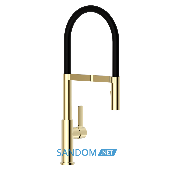 Смеситель для кухни Imprese BOA WS ZMK382509345 с гибким изливом и подключением питьевой воды
