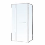 CRUZE душова кабіна 90*90*200см, тип дверей COME IN, профіль  хром, прозоре скло