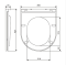 6101 Сидіння duroplast slow-closing (427*360 мм)