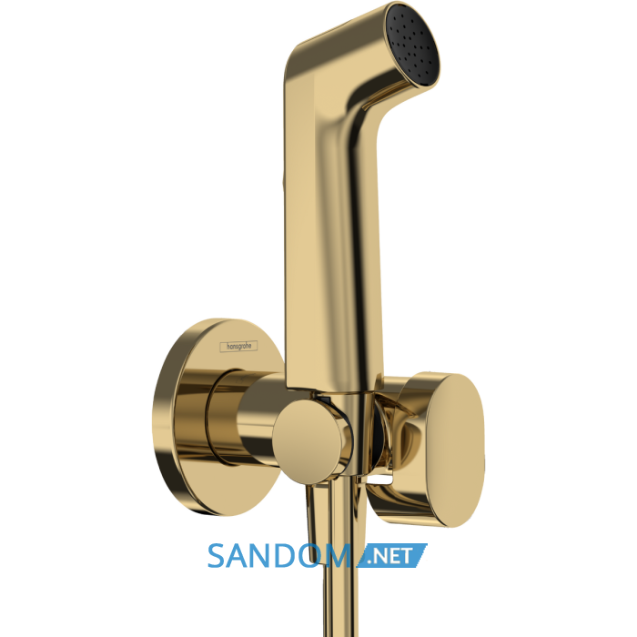HANSGROHE S гигієнічний душ, зі шлангом 1,25 м і тримачем, колір полірованне золото