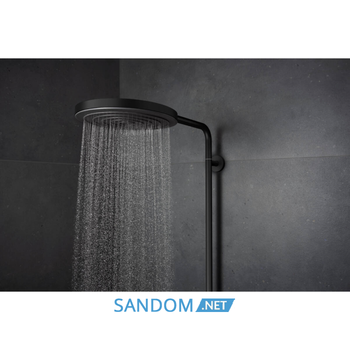 PULSIFY S PURO Showerpipe душова система 260 з термостатом, колір чорний матовий