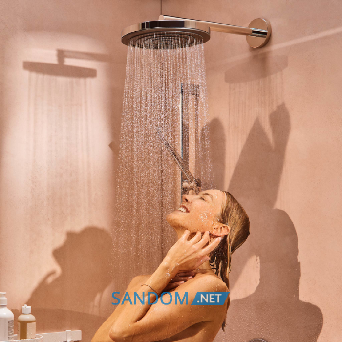 HANSGROHE тримач верхнього душу 39см, колір хром