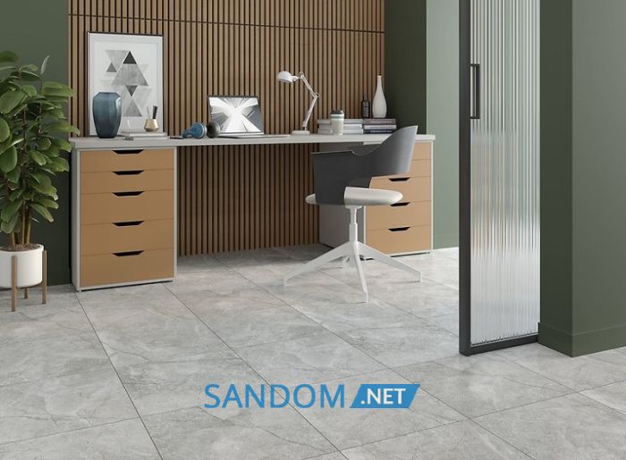 Плитка для підлоги Cersanit Bastion light grey matt 42x42