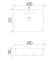 Умивальник накладний VBI FORLI BLACK LINED 48x37