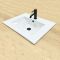 Умывальник врезной VBI FERRARA WHITE 61x46,5