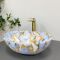Умивальник накладний VBI PARMA MARBLE BLUE GLOSSY 41,5x33,5