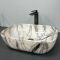 Умывальник накладной VBI RAVENNA LIGHT GREY ONYX GLOSSY 46x32,5