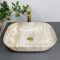 Умывальник накладной VBI RAVENNA TRAVERTINE GLOSSY 46x32,5