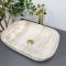 Умывальник накладной VBI RAVENNA TRAVERTINE GLOSSY 46x32,5