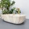 Умывальник накладной VBI RAVENNA TRAVERTINE GLOSSY 46x32,5
