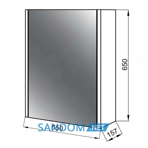 Зеркальный шкаф в ванную AVT EKO 65 LED