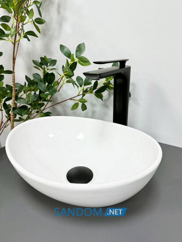 Умывальник накладной VBI PARMA S WHITE 34,5x26