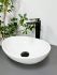 Умивальник накладний VBI PARMA S WHITE 34,5x26