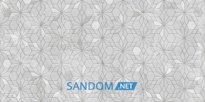 Плитка для стен Golden Tile Gloria Flowers серая 30x60