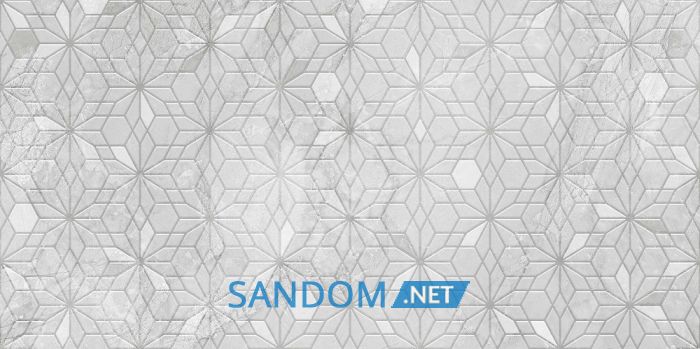 Плитка для стен Golden Tile Gloria Flowers серая 30x60