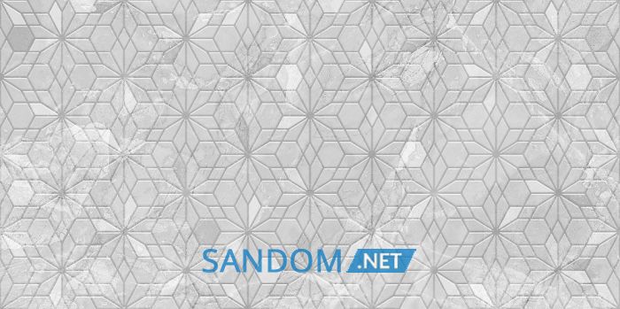 Плитка для стен Golden Tile Gloria Flowers серая 30x60