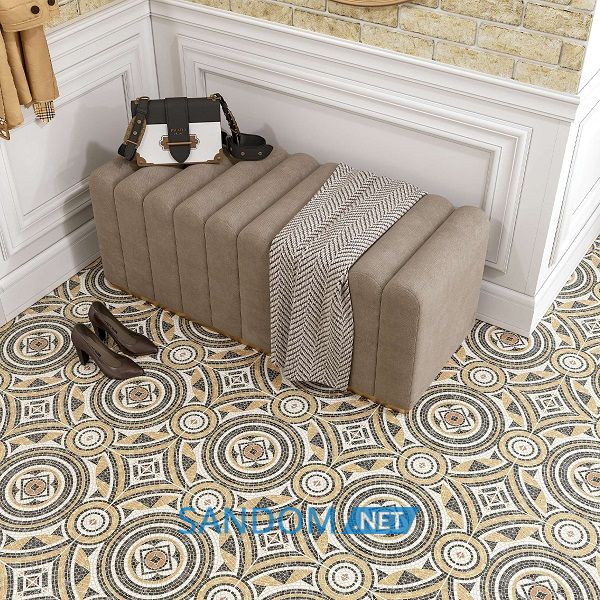 Плитка для пола Golden Tile Opera коричневая 40х40
