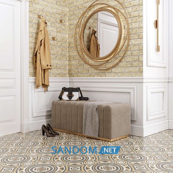 Плитка для пола Golden Tile Opera коричневая 40х40