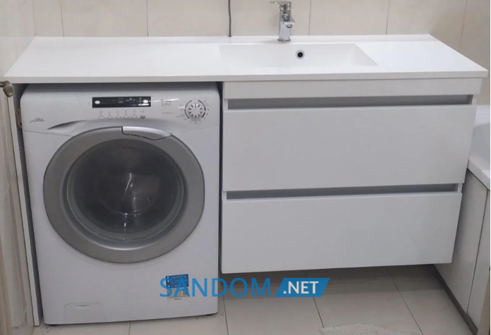Тумба Fancy Marble Jamaica с умывальником Amelia 1500