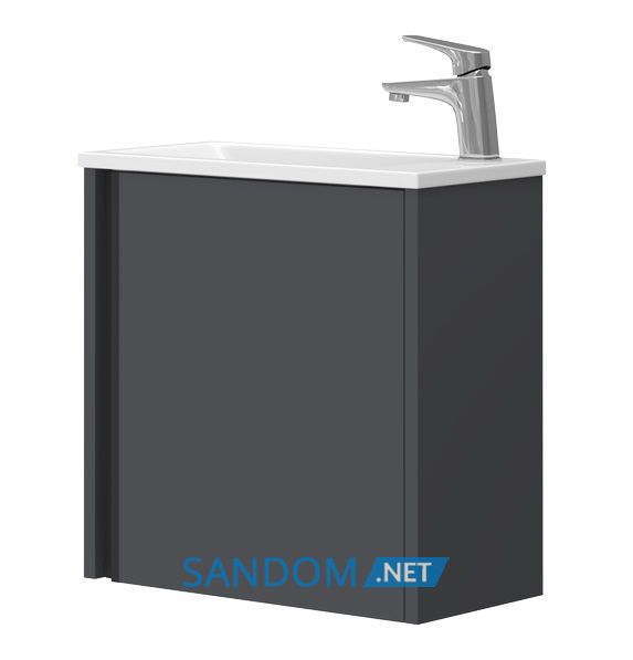 Тумба з умивальником Juventa Leo-50 антрацит