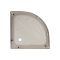 Душова кабіна Lidz Latwa SC80x80.SAT.MID.GR на середньому піддоні, сіре скло