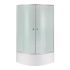 Душова кабіна Lidz Latwa SC90x90.SAT.HIGH.FR з глибоким піддоном, матове скло