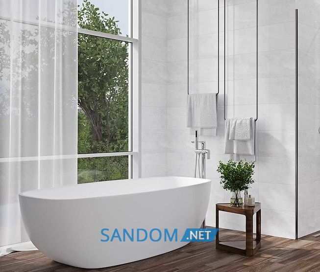 Плитка для стін Cersanit Marvis light grey glossy 25x40