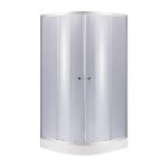 Душевая кабина Lidz Latwa SC90x90.SAT.LOW.GR мелкий поддон, серое стекло