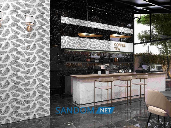 Плитка для стен Golden Tile Nero E Bianco черная 30x60