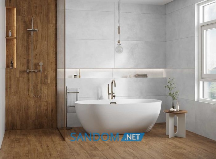 Плитка Cersanit Brantwood brown mat rect 19,8x119,8