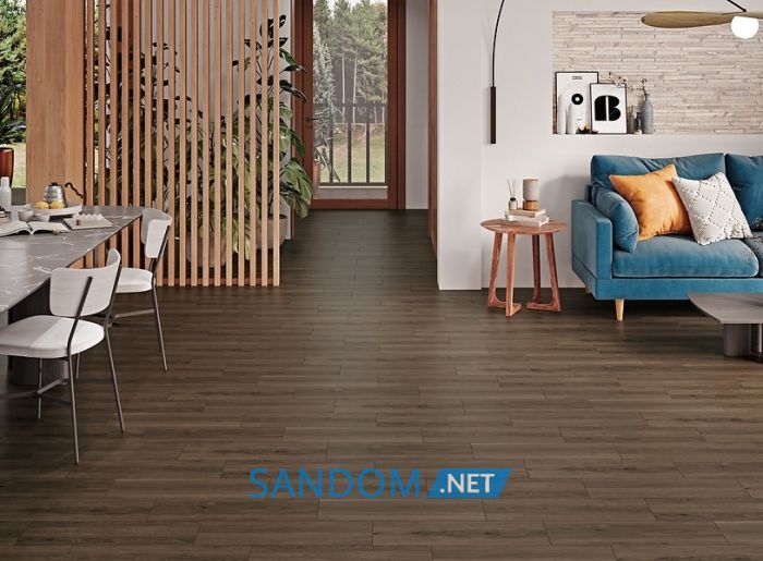 Плитка Cersanit Calmwood коричнева 18,5x59,8