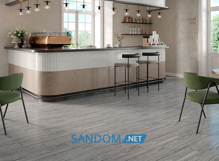 Плитка Cersanit Sunsetwood grey 18,5x59,8