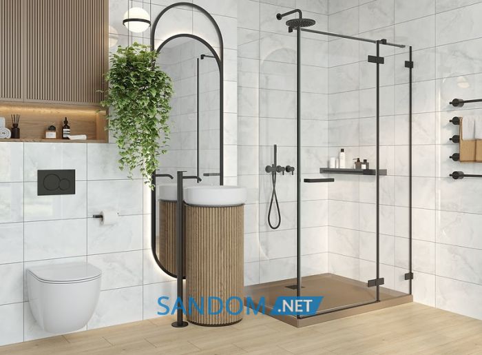 Плитка для стін Cersanit Ester light grey glossy 25x40