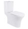 Унитаз-компакт Qtap Presto безободковый с сиденьем Soft-close QT24221217AW