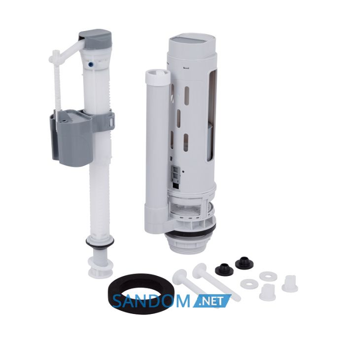 Унитаз-компакт Qtap Presto безободковый с сиденьем Soft-close QT24221217AW