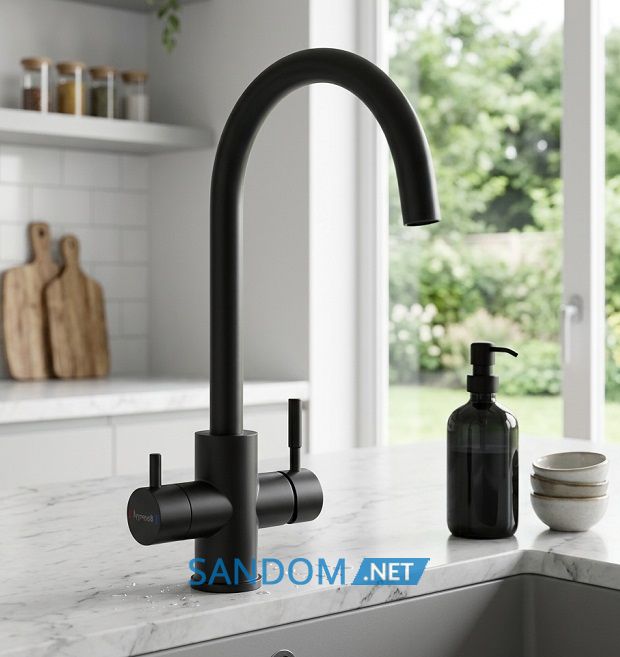 Смеситель для кухни Imprese Argo-S f03409016FB с подключением питьевой воды