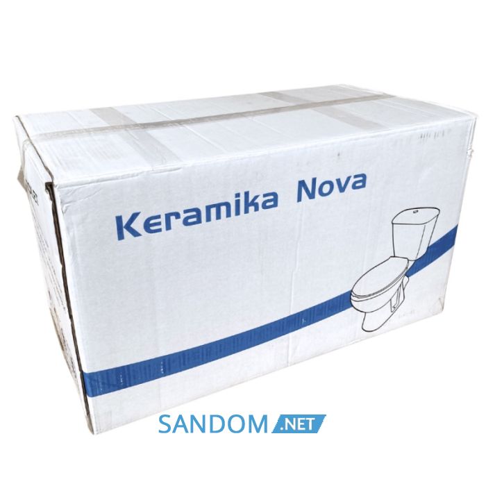 Унитаз-компакт Keramika Nova C637B безободковый с сидением плавного опускания